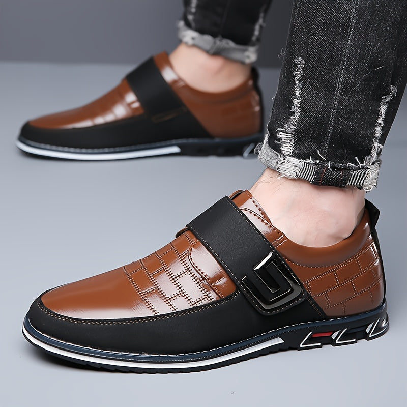 COMFIDAILY Men's Lace-Up Formal & Casual Shoes - Cushioned Insole, Non-Slip Rubber Sole - Minimalist Black Dress Shoes for Office, Events, Travel - Everyday & Special Occasion Footwear, Shoes for Wedding, Event Footwear, Slee
