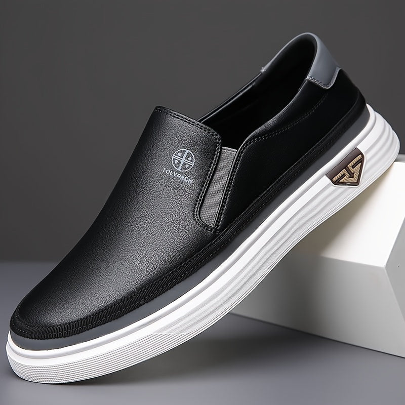 Slip-On Loafers with Soft Upper, Non-Slip Rubber Sole for Men