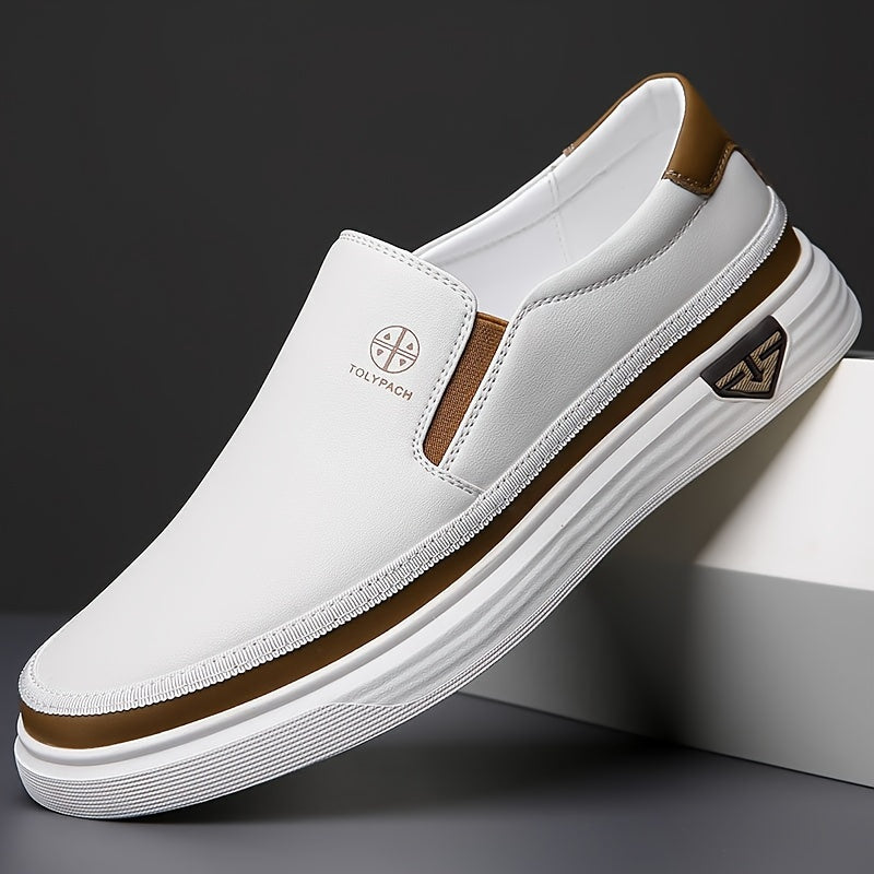 Slip-On Loafers with Soft Upper, Non-Slip Rubber Sole for Men