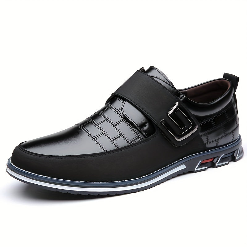 COMFIDAILY Men's Lace-Up Formal & Casual Shoes - Cushioned Insole, Non-Slip Rubber Sole - Minimalist Black Dress Shoes for Office, Events, Travel - Everyday & Special Occasion Footwear, Shoes for Wedding, Event Footwear, Slee