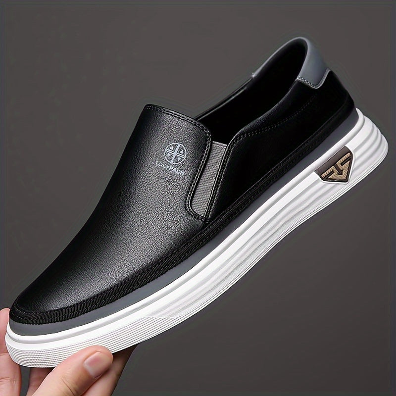 Slip-On Loafers with Soft Upper, Non-Slip Rubber Sole for Men