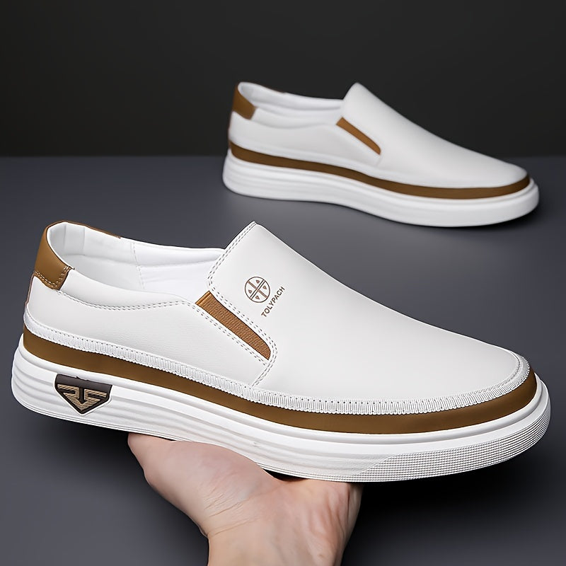 Slip-On Loafers with Soft Upper, Non-Slip Rubber Sole for Men
