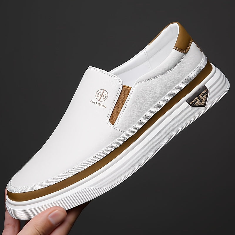 Slip-On Loafers with Soft Upper, Non-Slip Rubber Sole for Men