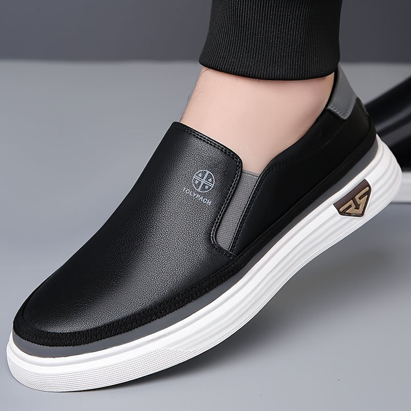 Slip-On Loafers with Soft Upper, Non-Slip Rubber Sole for Men