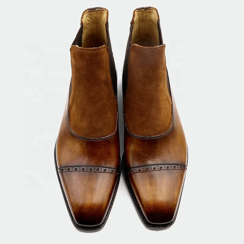 Cie A03 High Quality Handmade Goodyear Welted Leather Boots for Men