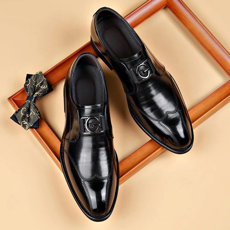 Men's Luxury Italian, Leather Dress Shoes