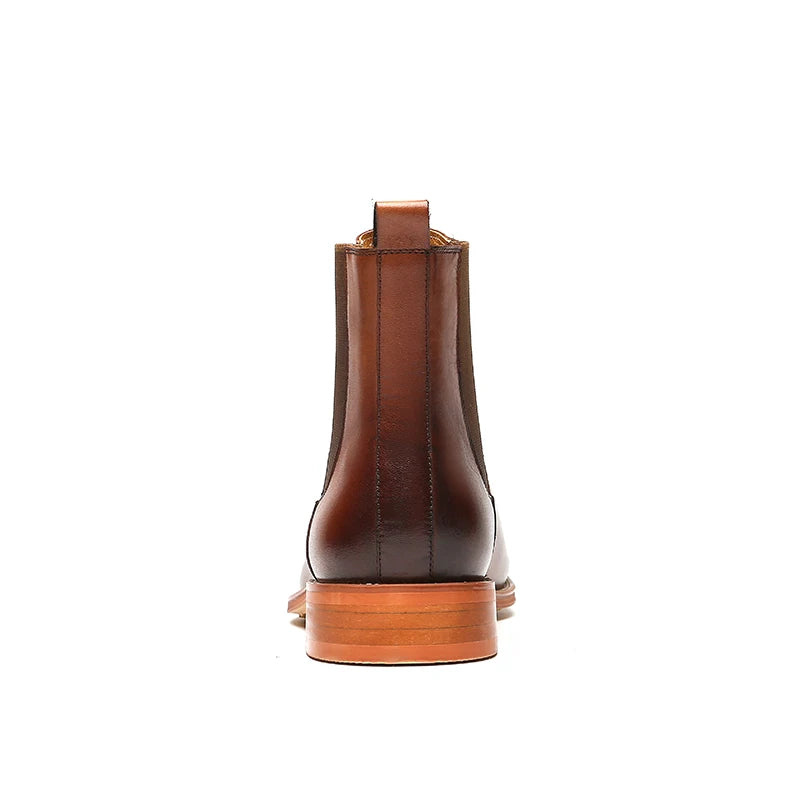 2024 Factory Classics Genuine Italian Leather Chelsea Boots for Men Brown Boots Black Boots