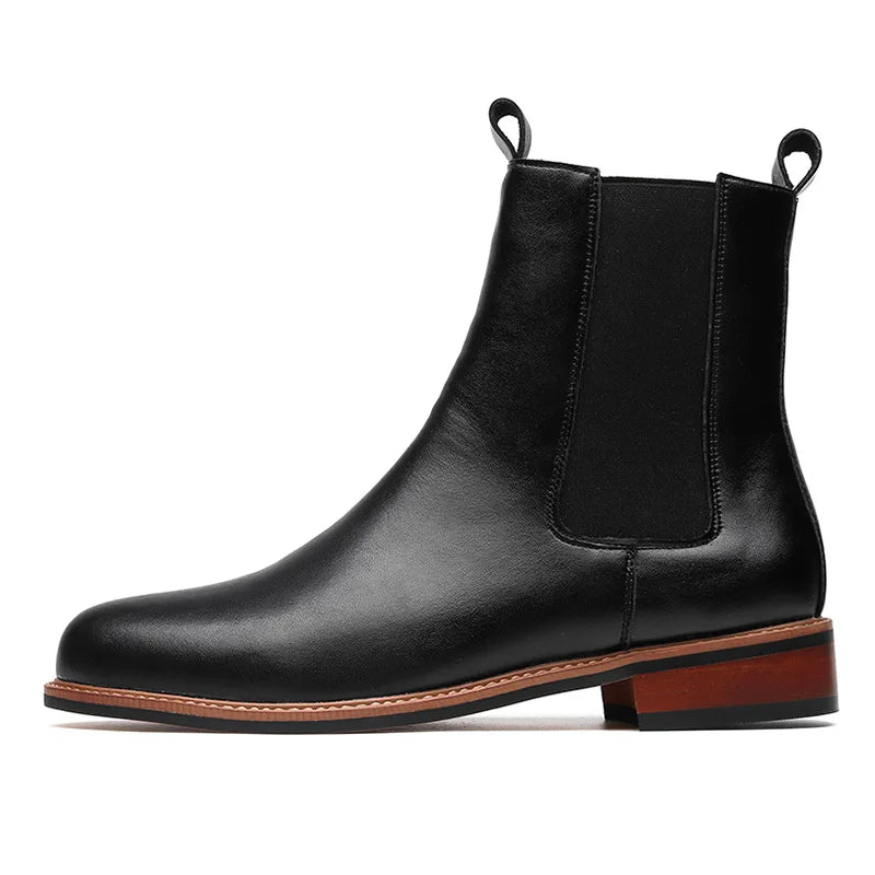 New High Top Boots Men's Pointed Toe Workwear Boots