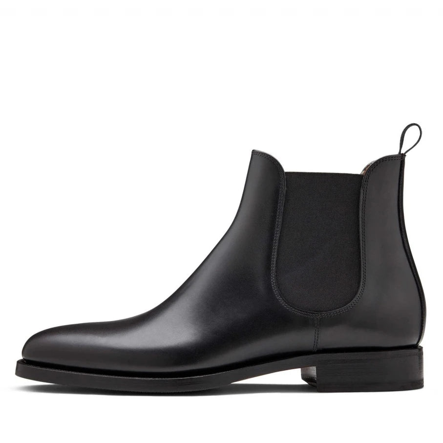 New Arrival High Quality Genuine Leather Shoes Men's Chelsea Boots With Italy Design Factory Wholesale Customization
