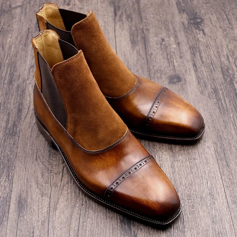Cie A03 High Quality Handmade Goodyear Welted Leather Boots for Men