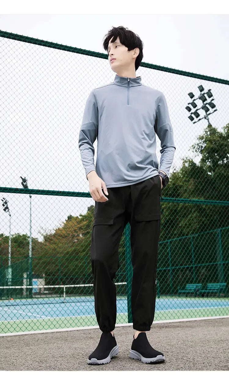 Outdoor Anti Slip Walking Men Shoes Summer Casual Sports Shoes Fashionable and Breathable Tennis Shoes Wide Foot Socks  Sneakers