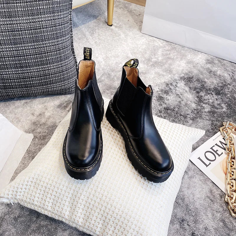 Women Boots Heightened Thick-soled Boots Fashionable Women Shoes Fashionable Sexy Punk Optical Shoes Winter Boots 2024 New  42