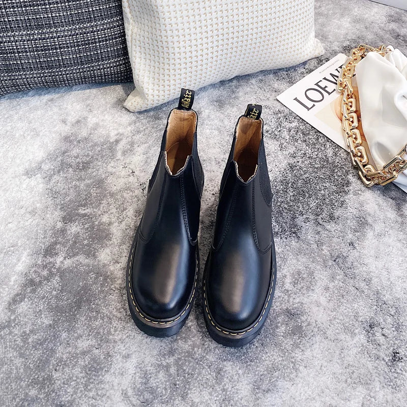 Women Boots Heightened Thick-soled Boots Fashionable Women Shoes Fashionable Sexy Punk Optical Shoes Winter Boots 2024 New  42