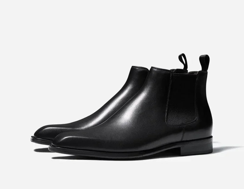Men's Chelsea Retro Handmade Leather Boots for Men