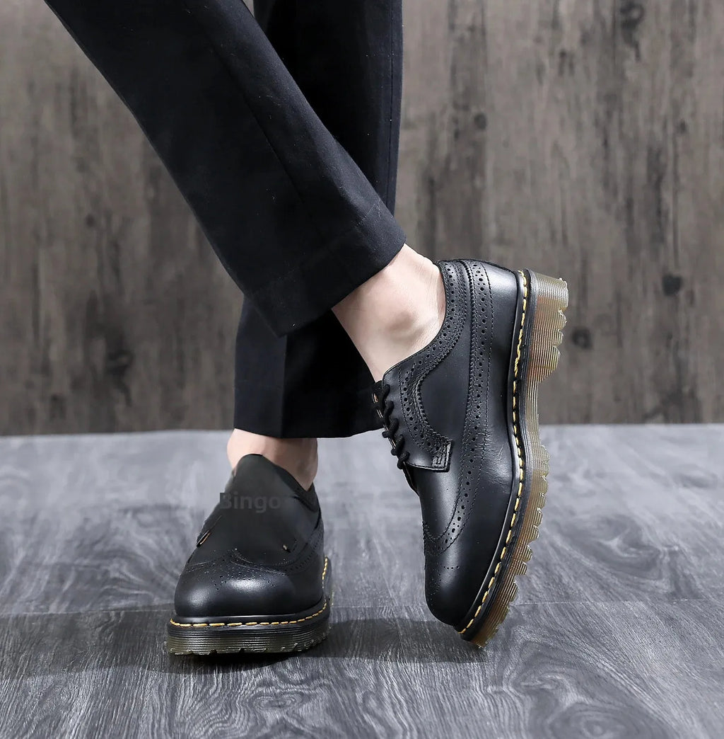 Hot Selling Men Casual Shoes High-quality Classic Business Formal Shoes Wedding Party Office Leather Shoes Big Sizes 35-46