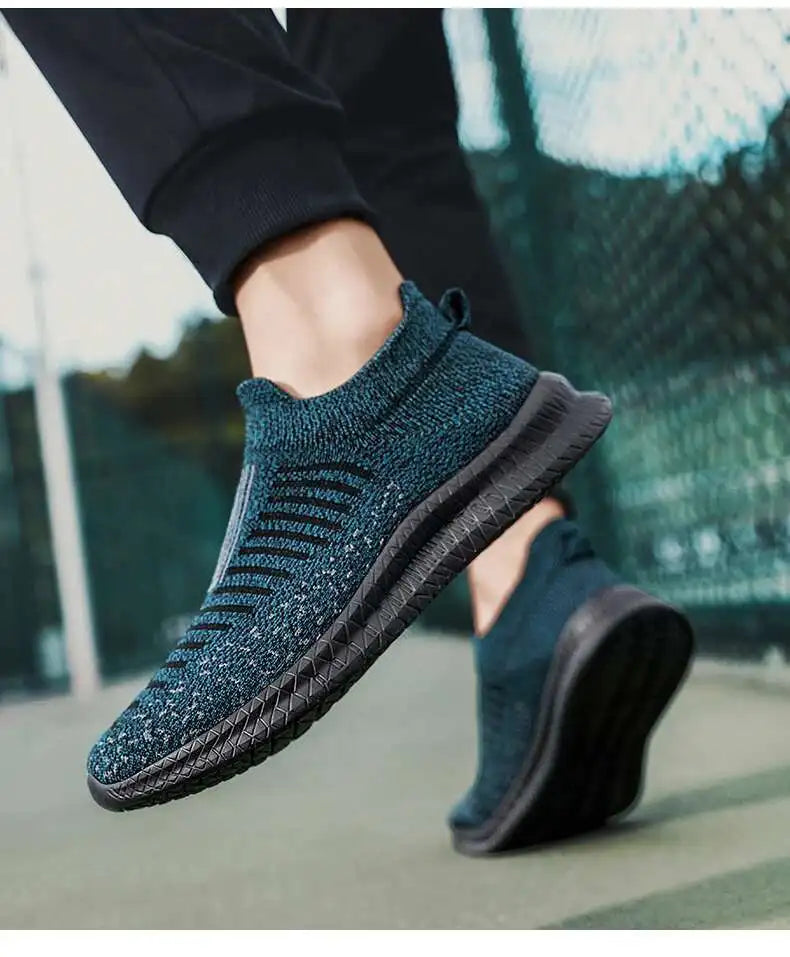 Men's Shoes comfortable Light Sneakers Man Mesh Breathable Walking shoes Casual Loafers Shoes Plus Size 49 Zapatillas de deporte