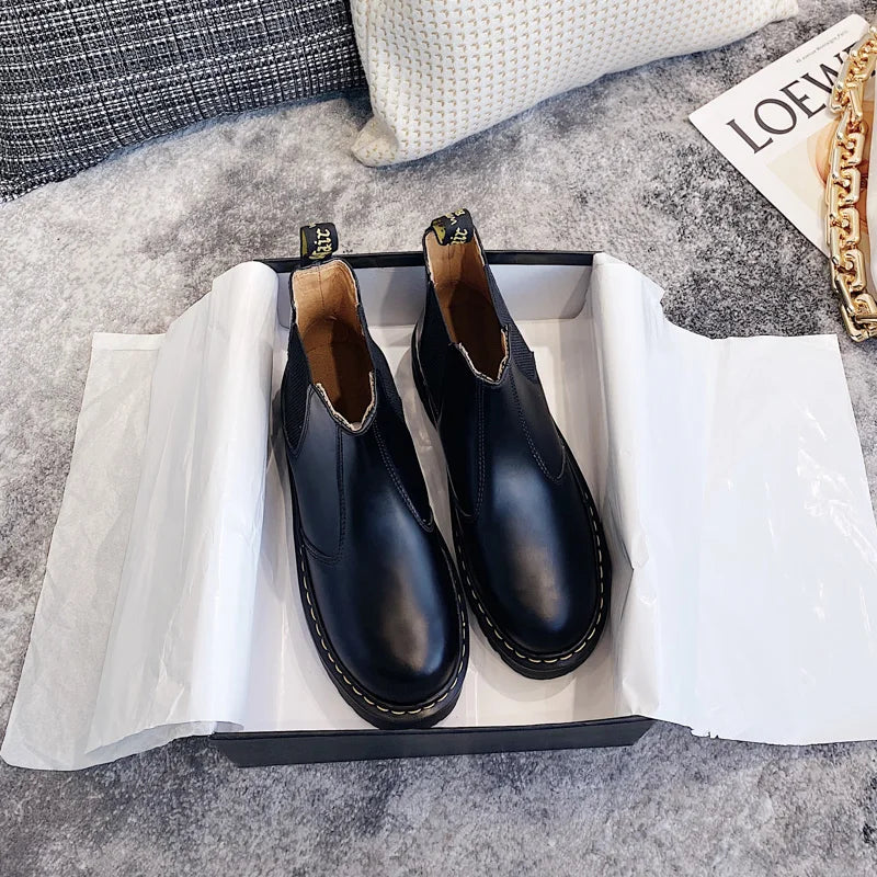 Women Boots Heightened Thick-soled Boots Fashionable Women Shoes Fashionable Sexy Punk Optical Shoes Winter Boots 2024 New  42