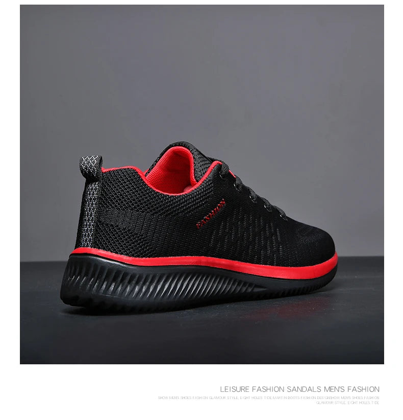 Men Running Walking Knit Shoe Casual Sneakers Breathable Sports Running Athletic Gym Lightweight Outdoor Women Shoes Size38-48