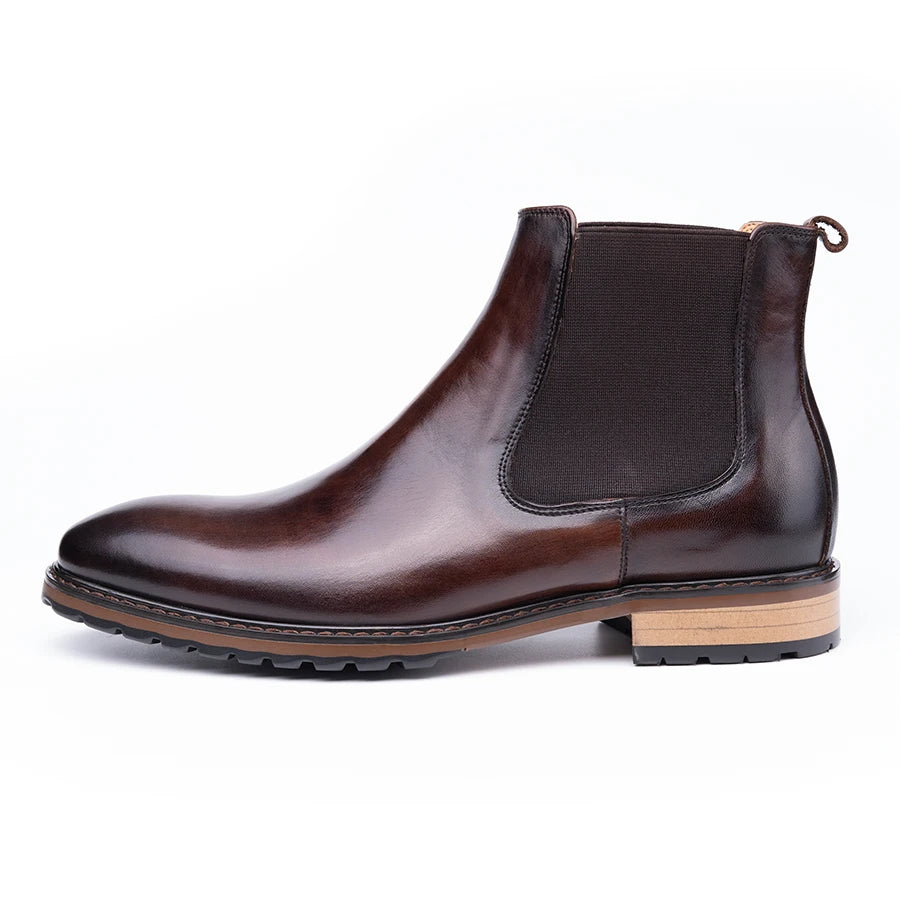 New Arrival Men's Boots Premium quality Cowhide Wear-resistant and Comfortable Leather Shoes Luxury Office Formal Shoes Handmade