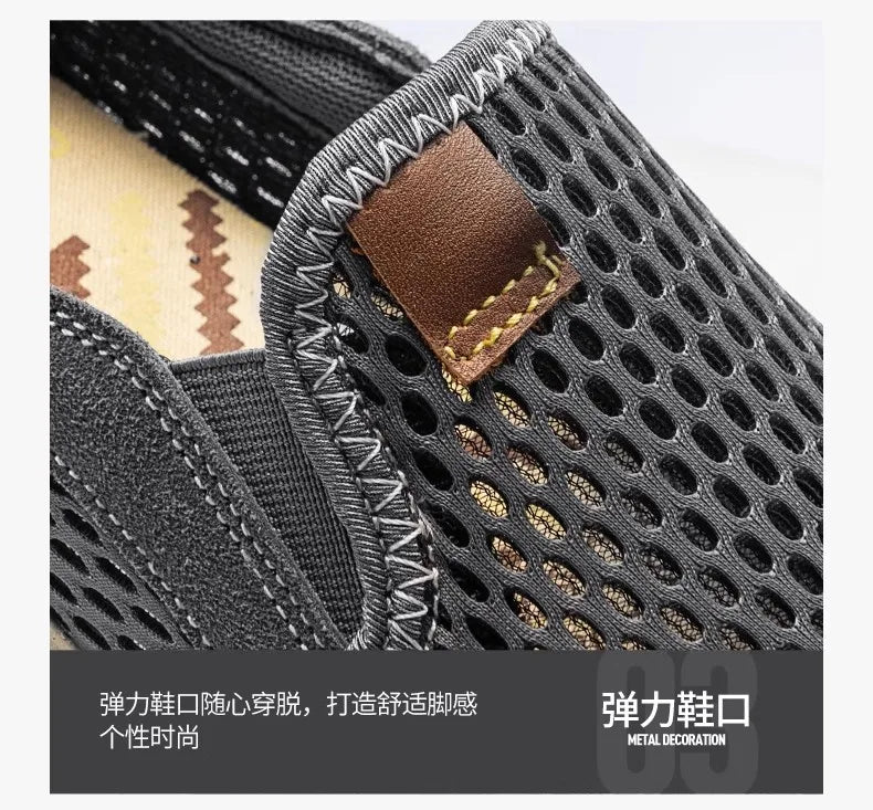A slip-on loafers, suitable for men's summer breathable casual shoes, light walking shoes, better quality