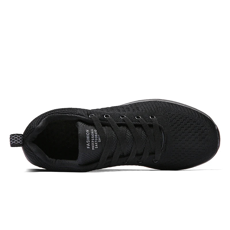 Men Running Walking Knit Shoe Casual Sneakers Breathable Sports Running Athletic Gym Lightweight Outdoor Women Shoes Size38-48