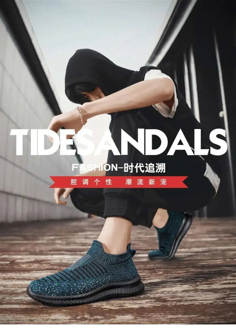 Men's Shoes comfortable Light Sneakers Man Mesh Breathable Walking shoes Casual Loafers Shoes Plus Size 49 Zapatillas de deporte