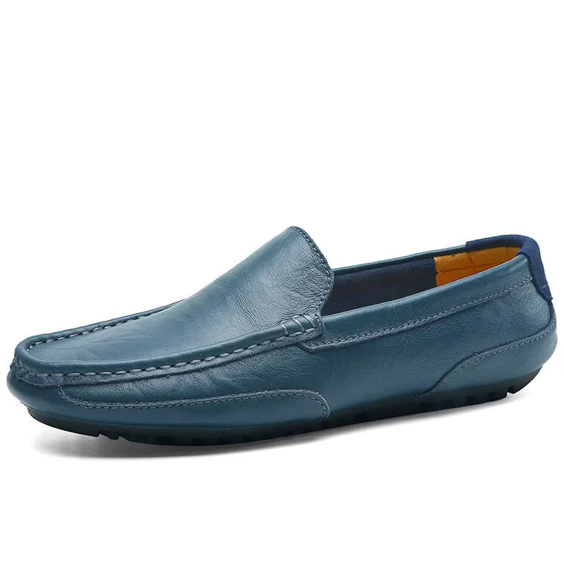 Men Luxury Trendy Casual Slip on Formal Loafers Men Moccasins Italian Black Male Driving Shoes Sneakers Plus Size Shoes Leather