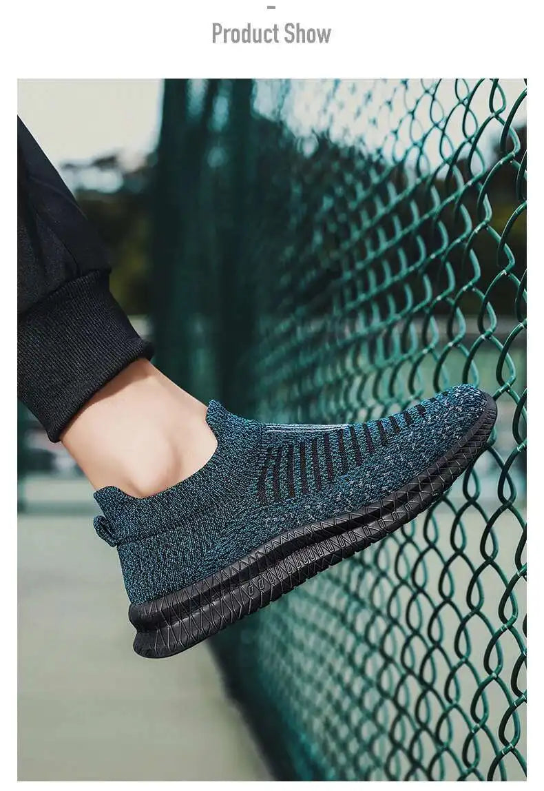 Men's Shoes comfortable Light Sneakers Man Mesh Breathable Walking shoes Casual Loafers Shoes Plus Size 49 Zapatillas de deporte