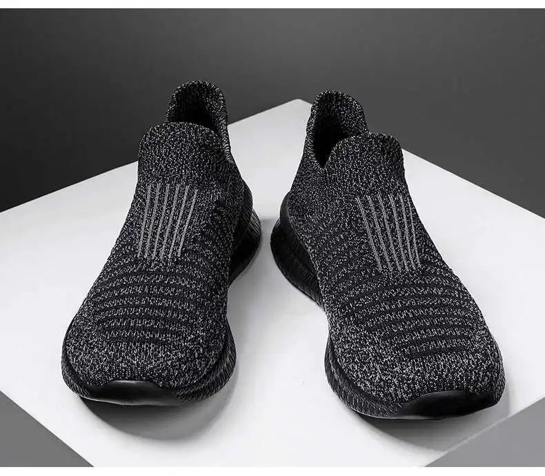 Men's Shoes comfortable Light Sneakers Man Mesh Breathable Walking shoes Casual Loafers Shoes Plus Size 49 Zapatillas de deporte