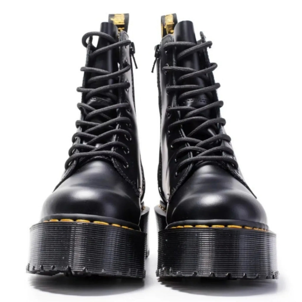 Women Boots Motorcycle Casual Shoes 2024 Woman Leather Minimalist Classic Punk Female  Mary Jane Goth Shoes Platform Boots Women