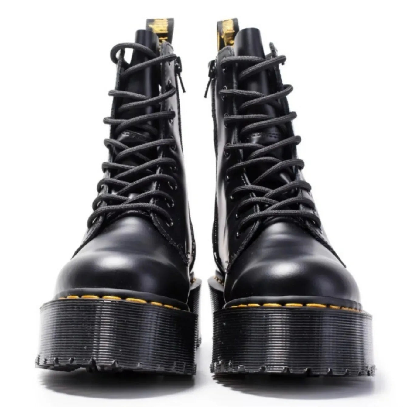 Women Boots Motorcycle Casual Shoes 2024 Woman Leather Minimalist Classic Punk Female  Mary Jane Goth Shoes Platform Boots Women