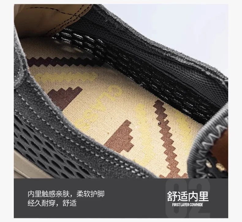 A slip-on loafers, suitable for men's summer breathable casual shoes, light walking shoes, better quality