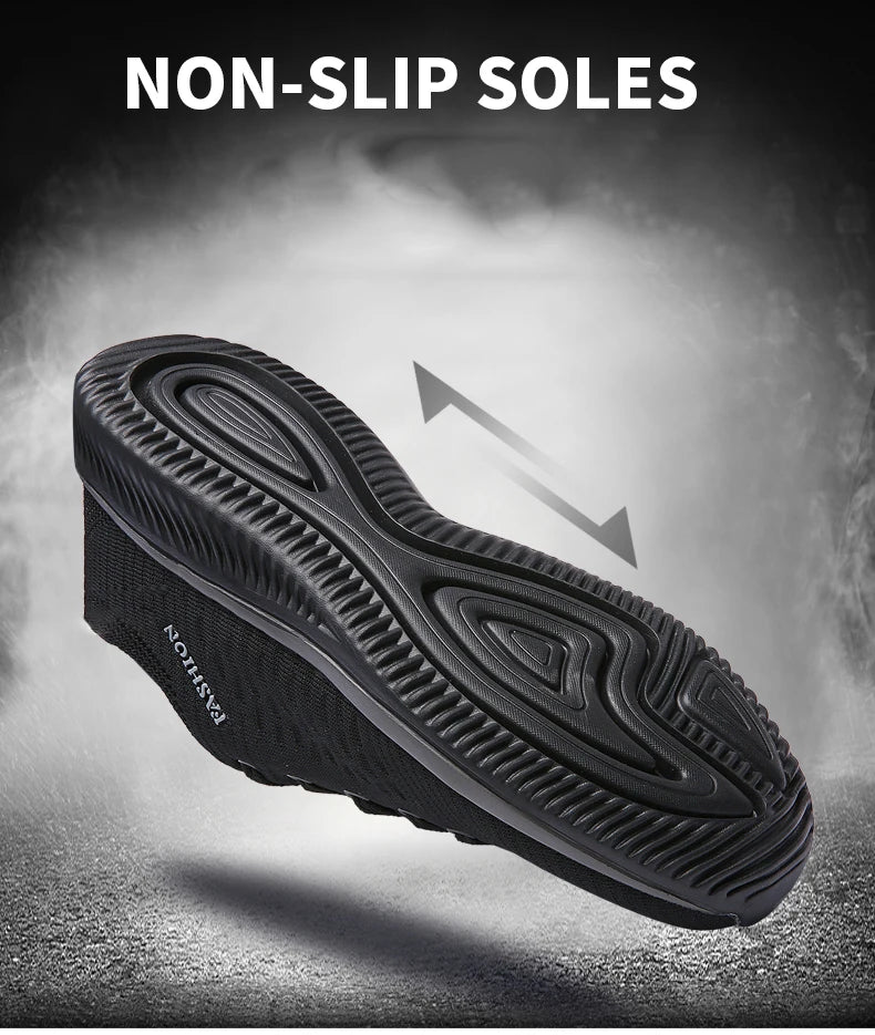 Men Running Walking Knit Shoe Casual Sneakers Breathable Sports Running Athletic Gym Lightweight Outdoor Women Shoes Size38-48