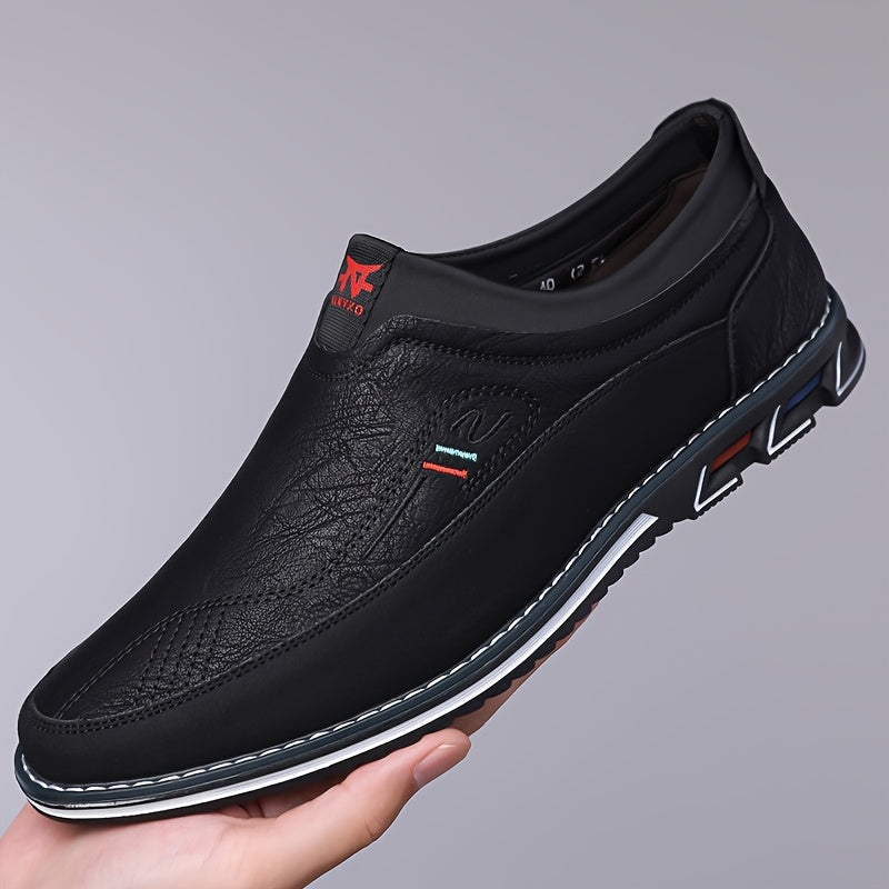 Slip-On Loafers with Thin Rubber Sole for Men