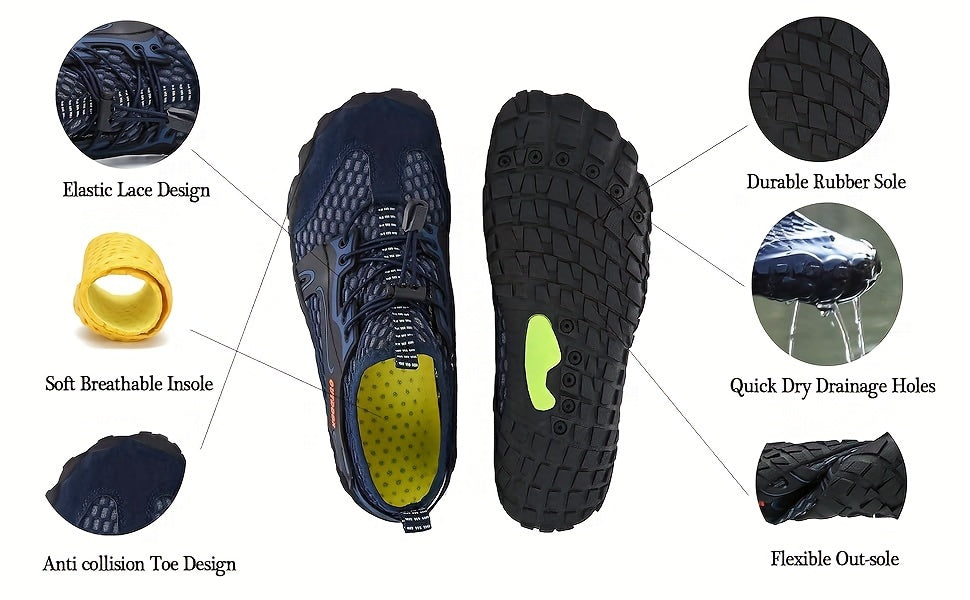 Men Women Water Shoes Aqua Shoe Swim Shoes Quick Dry Barefoot Beach Shoes for Yoga Outdoor Sports Surfing Driving