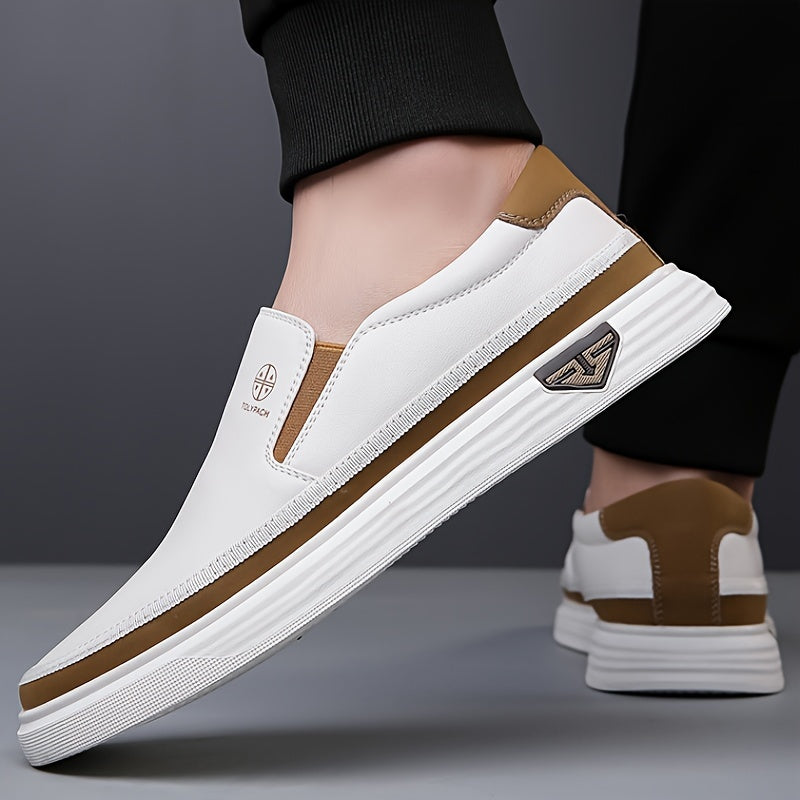 Slip-On Loafers with Soft Upper, Non-Slip Rubber Sole for Men