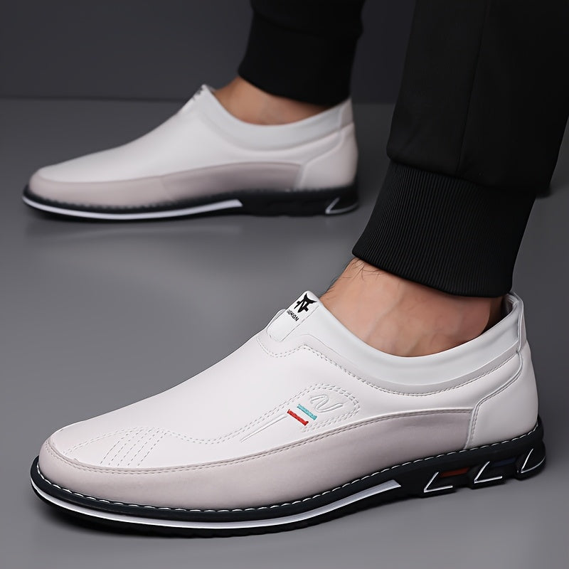 Slip-On Loafers with Thin Rubber Sole for Men